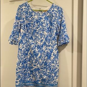 Lilly Pulitzer lobster blue dress